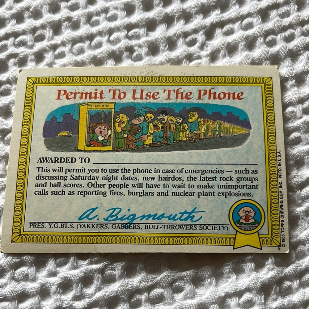 Itchy Richie Card 11a - Picture 2 of 2